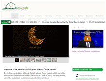 Tablet Screenshot of islamiccentre.ie